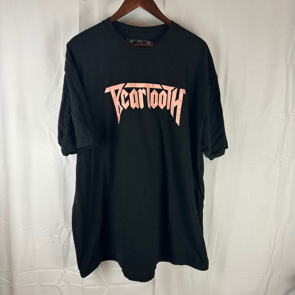 Beartooth‎ Graphic T-Shirt Mens 3XL Black Pink Logo Snake Back Band Tee Surface